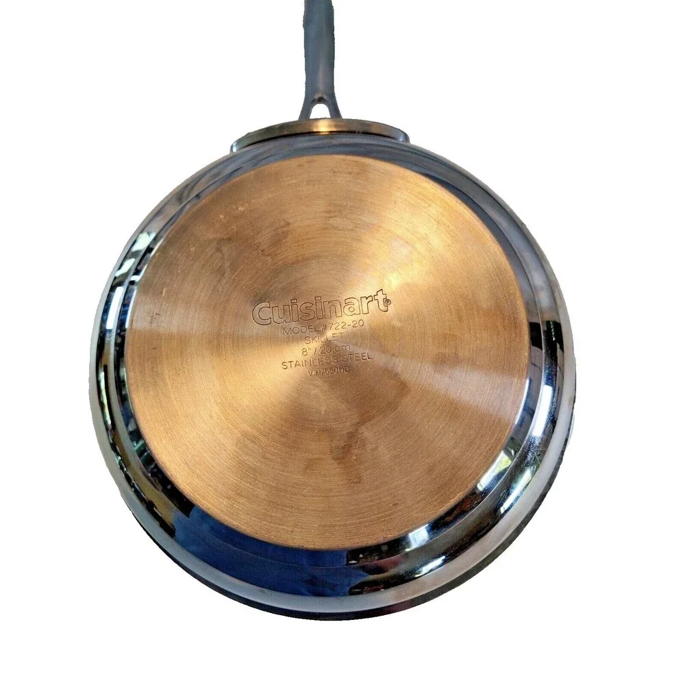Cuisinart Stainless Steel Skillet Set 8